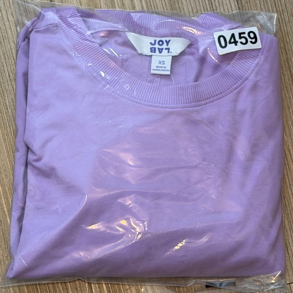 JoyLab™ Women's Washed Jersey Long Sleeve Top - Purple XS - Picture 10 of 10